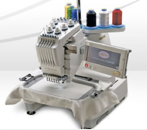 Single head multi-needle machine